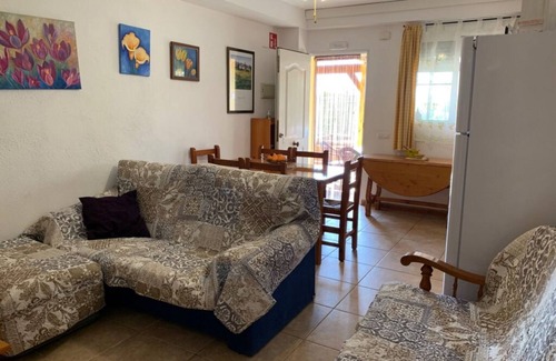 Camarles Apartment | Apartment 'Les Casetes Del Mas Juntas' with Mountain View, Wi-Fi and Air Conditioning