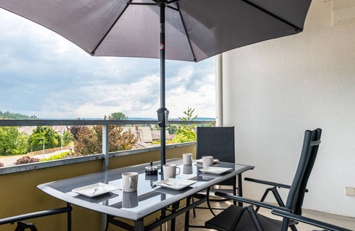 Uhldingen-Muehlhofen Apartment | Apartment 'Mainaublick – Luxury, Pool and Sauna' with Balcony and Wi-Fi