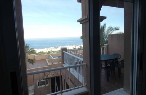Mojacar Apartment | Apartment 'Marina Golf' with Sea View, Wi-Fi and Air Conditioning