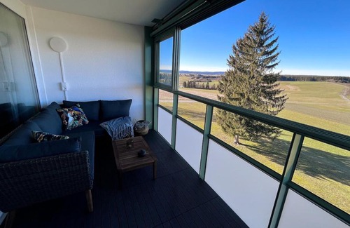 Loffingen Apartment | Apartment mit Grüner Aussicht im Schwarzwald