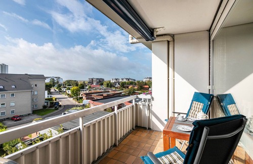 Busum Apartment | Apartment 'Muschelbank No 4' with Sea View, Balcony and Wi-Fi