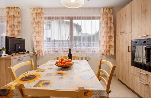 Predazzo Apartment | Apartment 'Night and Day 3' with Mountain View, Private Garden and Wi-Fi
