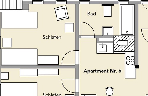 Altendorf Apartment | Apartment No. 6, 2 bedrooms - Altendorfer Vorwerk - holiday apartments