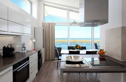 Wendtorfer Strand Apartment | Apartment Penthouse Kiek ut with balcony in the house Marina Wendtorf in Wendtorf