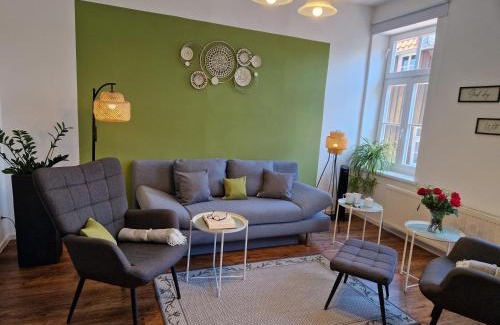 Goslar Apartment | Apartment Piepmäker mit Parkplatz und Kamin, Bahnhof fußläufig