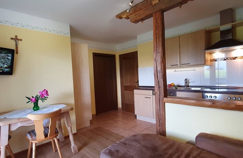 Kleinhogl Apartment | Apartment Predigtstuhl 37 sqm, 1 bedroom, eat-in kitchen, balcony
