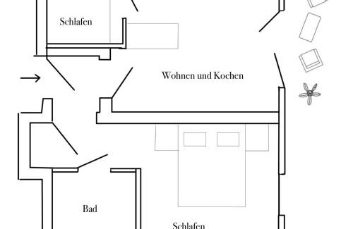 Dietrichsfeld Apartment | Apartment Prinzessin Eloise - Zimmerprinzen