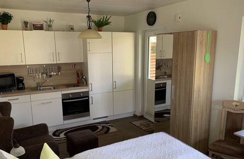 Erling Apartment | Apartment-Private Bathroom-Terrace-Aleccio