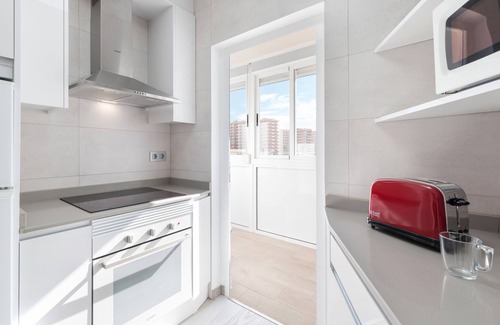 San Javier Apartment | Apartment 'Recien Reformado 2' with Sea View, Shared Pool and Air Conditioning