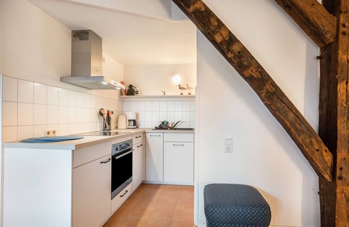 Westerhever Apartment | Apartment 'Strandgut' with Shared Terrace and Shared Garden