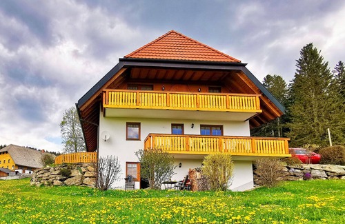 Schwarzenbach Apartment | Apartment 'Tanne - Barrierefrei' with Private Terrace, Shared Garden and Wi-Fi