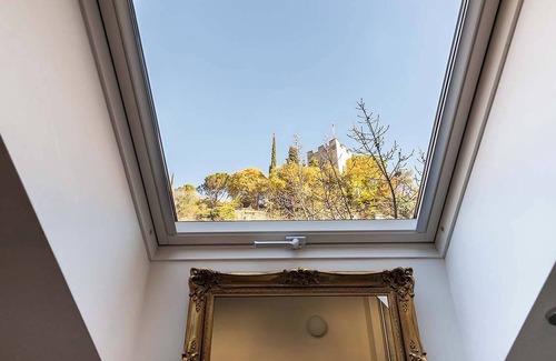 Merano Apartment | Apartment 'Villa Bergmann Turm Suite' with Mountain View, Shared Terrace and Wi-Fi