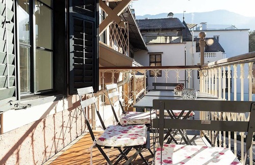 Merano Apartment | Apartment 'Villa Bergmann Turm Suite' with Mountain View, Shared Terrace and Wi-Fi