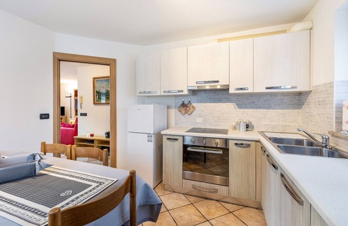 Moena Apartment | Apartment 'Villa Maria Moena' with Mountain View, Shared Terrace and Private Garden