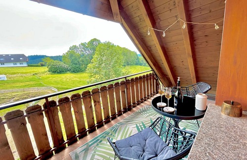 Sankt Maergen Apartment | Apartment 'Weideblick' with Shared Terrace, Shared Garden and Balcony