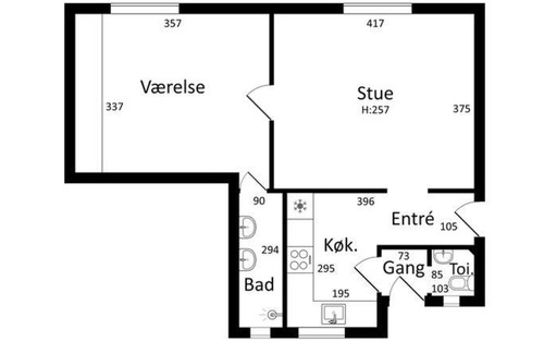 Aalborg Apartment | Apartment Wilma