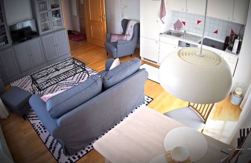 Bad Steben Apartment | Apartment "Winter" with a view towards Kurpfalzpark