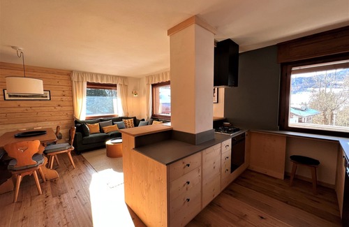 Cortina d'Ampezzo Apartment | Apartment with spectacular panoramic terrace