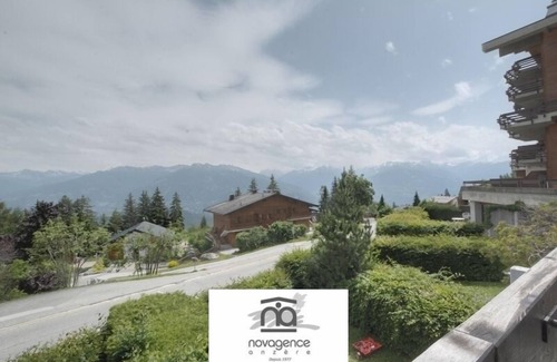 Anzere Apartment | Apartment with an entrance corridor, 1 bedroom with 2 simple beds and 1 bathroom/WC. Living-room wit