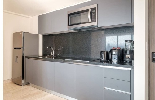 Anahuac Apartment | Apartment with Central Bathtub and Panoramic View