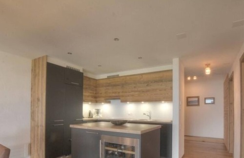 Anzere Apartment | Apartment with entrance corridor, 1 bedroom with 2 bunk beds, 1 bedroom with 2 single beds, 1 bathro