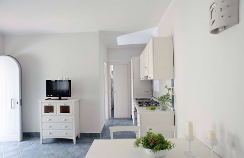 Villammare Apartment | Apartment with terrace. Shared pool. 150 metres from beach