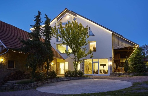Igersheim Apartment | Apartment Wolke 7 for 1-2 people in the Dachspitz with a wonderful view over the Taubertal