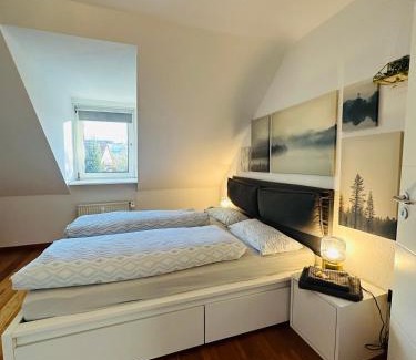 Western Ring Area Apartment | Apartments Braunschweig - Charlys Home - Küche - Fachwerk - Familie