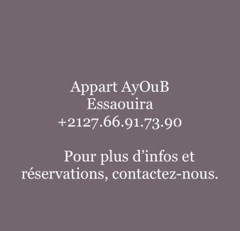 Essaouira Apartment | Appart Ayoub