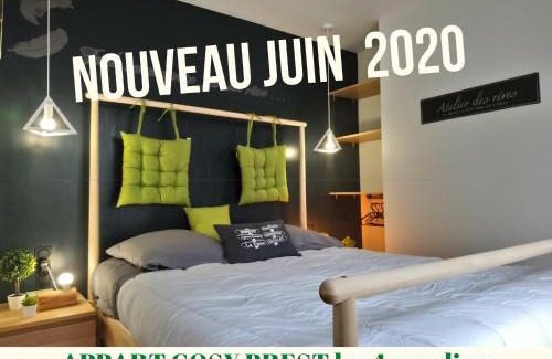 Rive Droite Apartment | Appart Cosy Brest (Les 4 moulins)
