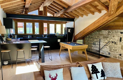Plagne 1800 Apartment | Appartement 100 m2 vue Pistes au Cœur de Plagne 1800