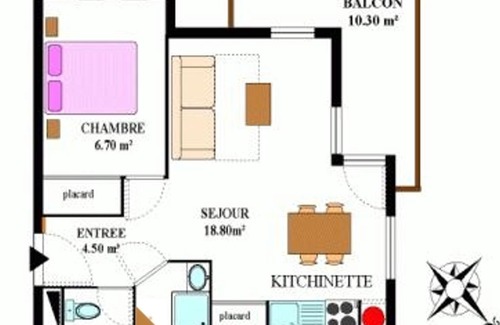 Aussois Apartment | Appartement Aussois, 2 pièces, 4 personnes - FR-1-508-188