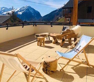 Vaujany Apartment | Appartement Cocooning-sauna-jacuzzi