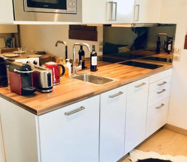 Demi-Quartier Apartment | Appartement cosy et chaleureux à Megève avec vue sur le Mont Blanc
