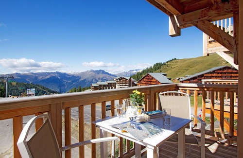 Plagne Villages Condo | Appartement de Montagne Cosy avec Balcon + Wi-Fi