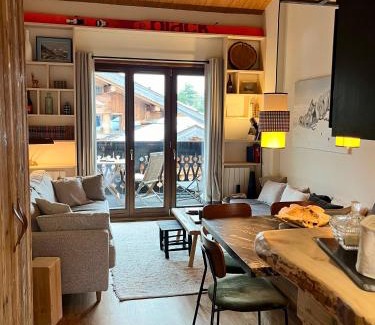 Les Tines Apartment | Appartement ensoleillé aux Tines, vue Massif