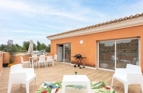 Marseillan Plage Apartment | Appartement lumineux 3 pièces - Neuf 2021 - Climatisé - Grande terrasse - Parking - WIFI inclus - FR-1-326-730