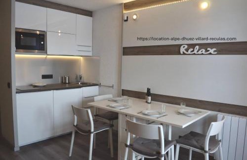 Villard-Reculas Apartment | Appartement "Marmottes 19 "studio l'Alpe d'Huez, Villard Reculas