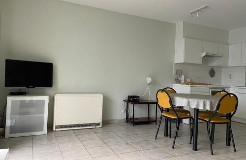 Westende Apartment | Appartement met aparte slaaphoek, garage en balkon