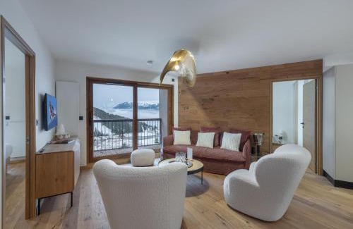 Courchevel Apartment | Appartement moderne 6 pers proche pistes avec parking, casier à ski, balcon - FR-1-563-140