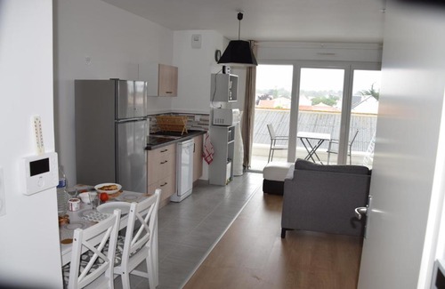 Notre-Dame-de-Monts Apartment | Appartement neuf T2 avec balcon en centre ville à 800 m de la plage