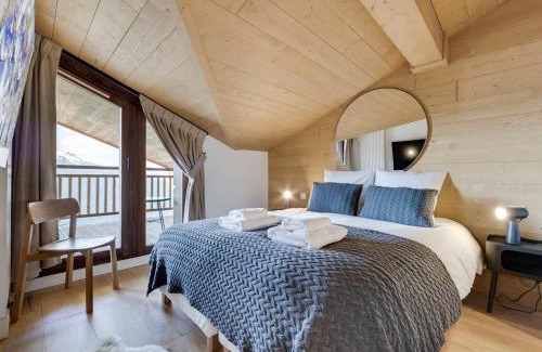 La Rosiere Apartment | Appartement neuf rooftop, Sud, proche pistes, cheminée, wifi - FR-1-690-21