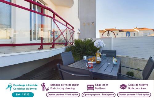 La Chaume Apartment | Appartement pour 4 avec balcon et terrasse