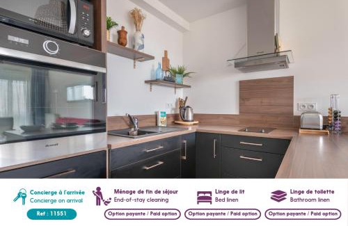 Pornic Apartment | Appartement pour 4 face mer plage + piscine