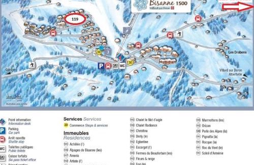 Bisanne 1500 Apartment | Appartement skis aux pieds, 4 pièces avec mezzanine, balcon, pour 10 pers - Les Saisies - FR-1-594-198