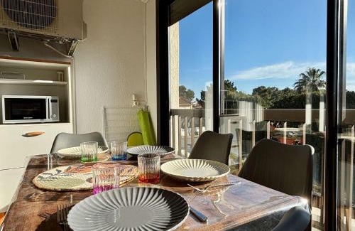 Argeles Plage Apartment | Appartement Studio - cabine 4 couchages ARGELES SUR MER AR030-053