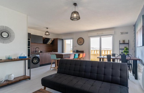 Biscarrosse Plage Apartment | Appartement T3 rénové face à la dune, 6 pers., piscine, plage à pied - Biscarrosse - FR-1-319-489