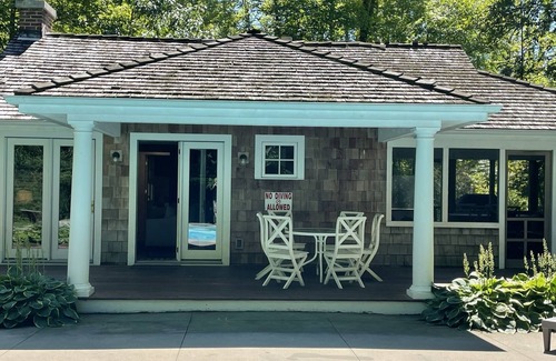 Harbert House | Aqua Heated Pool Private Assoc Beach Screened porch Gas Fire pit