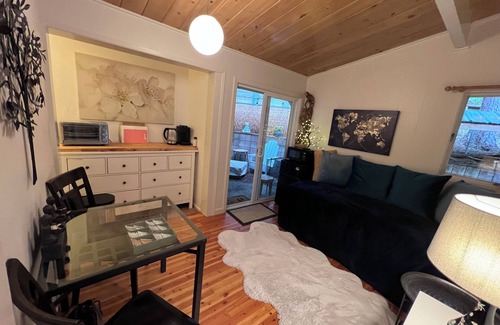 Arcata Apartment | Arcata Forest Retreat: Peaceful Redwood Suite 5 min to Downtown Arcata w Firepit