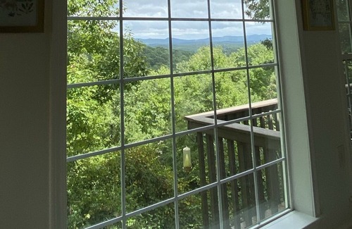 Helen House | Architectural Chateau with Long Range Mtn Views & Steps from Vineyard